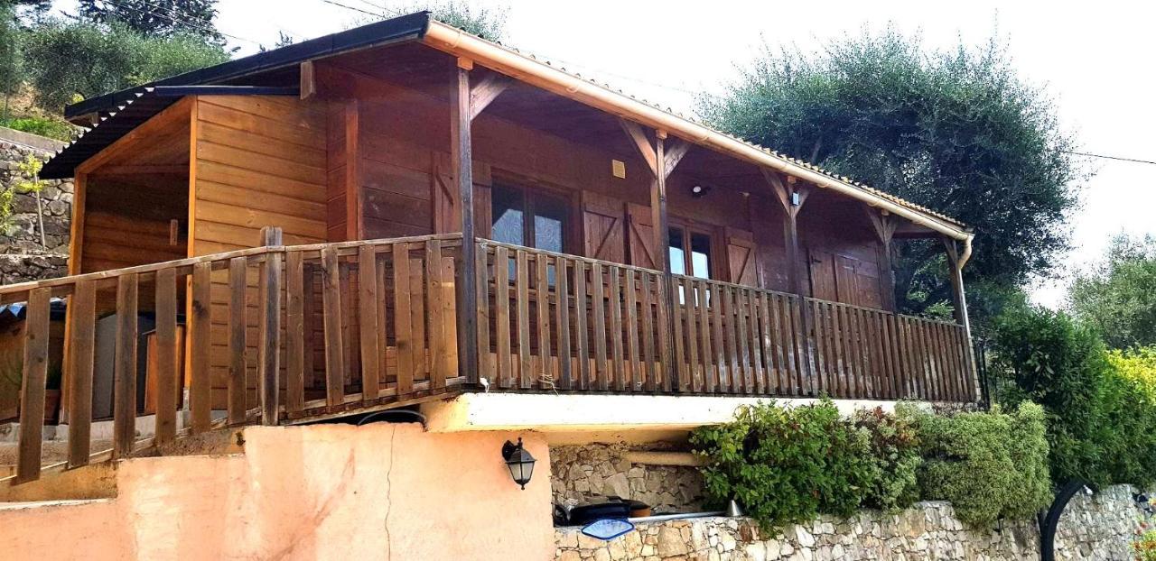 Le Chalet De La Pierreraie Cote D'Azur Piscine Terrasse Et Vue Mer Drap Luaran gambar