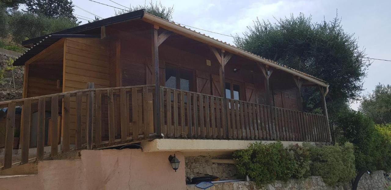 Le Chalet De La Pierreraie Cote D'Azur Piscine Terrasse Et Vue Mer Drap Luaran gambar